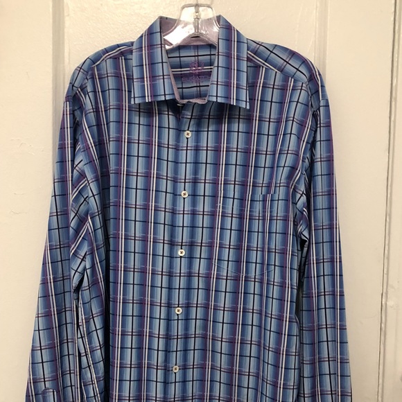 Bugatchi Other - Men’s Bugatchi Uomo Button Down Dress Shirt